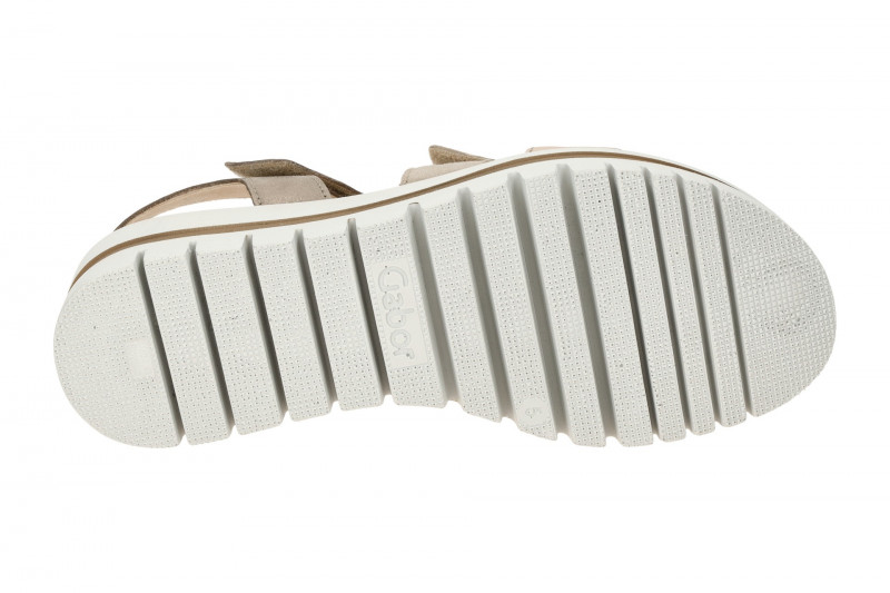Gabor Plateau Sandalen beige Metallic 64.620.62