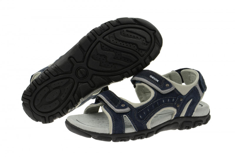 Geox Sandale Strada blau grau U5224A