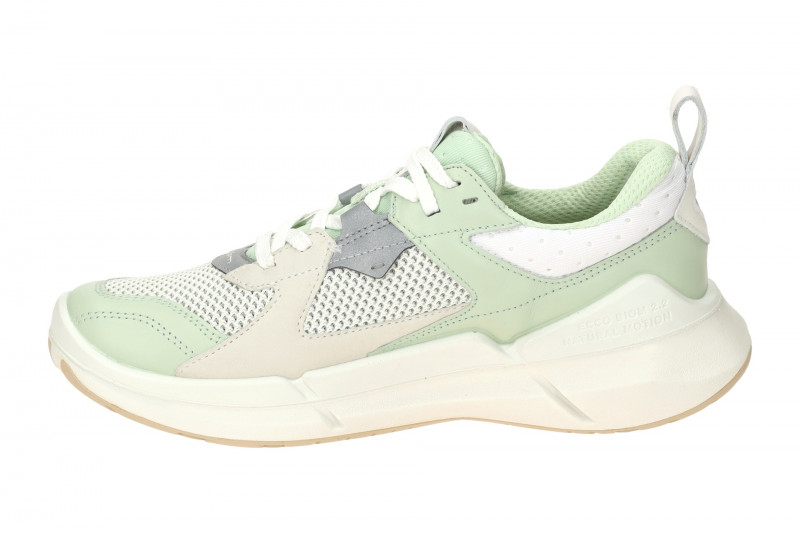 ecco Biom 2.2 Sneaker Schuhe grün beige Mesh 830773