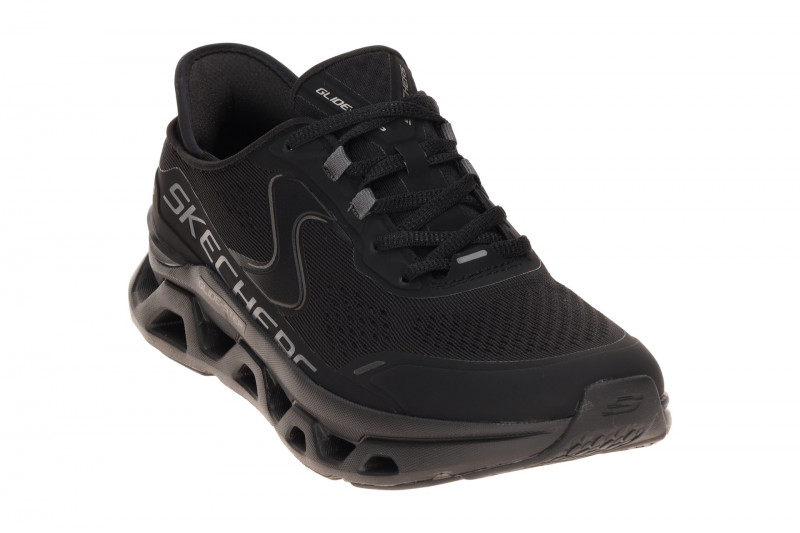 Skechers Glide Step Schuhe schwarz Damen Slip-Ins 150510
