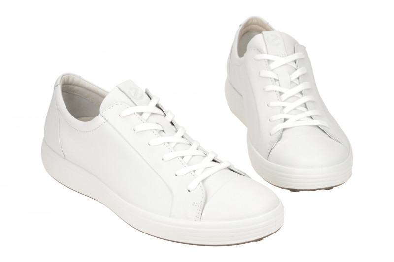 Ecco Soft 7 Schuhe weiß Herren Sneaker 470364