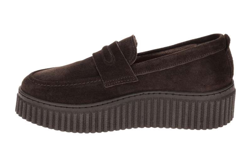 Marc O´Polo Bianca Schuhe Slipper braun Plateau Loafer 15271