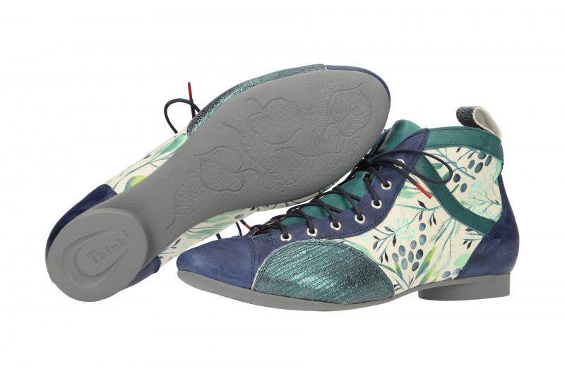 Think Guad Stiefelette blau grün 288