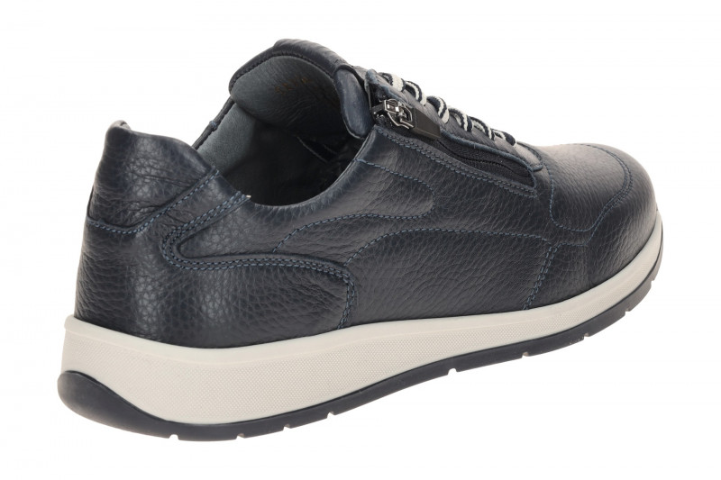 Waldläufer Kilian Schuhe blau K-Weite Hirsch Leder 686003
