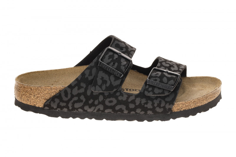 Birkenstock Arizona BS Pantolette schwarz LEO SCHMAL 1030563