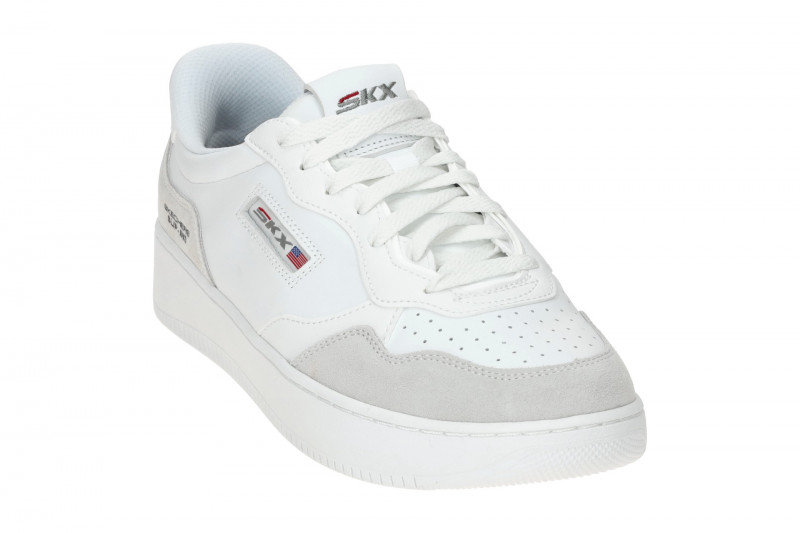 Skechers Sport Court Schuhe weiß Herren Slip Ins 254025