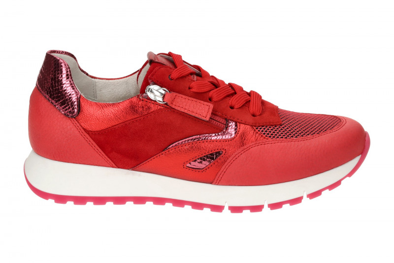 Gabor comfort Sneaker Schuhe rot Material-Mix 62.488.68