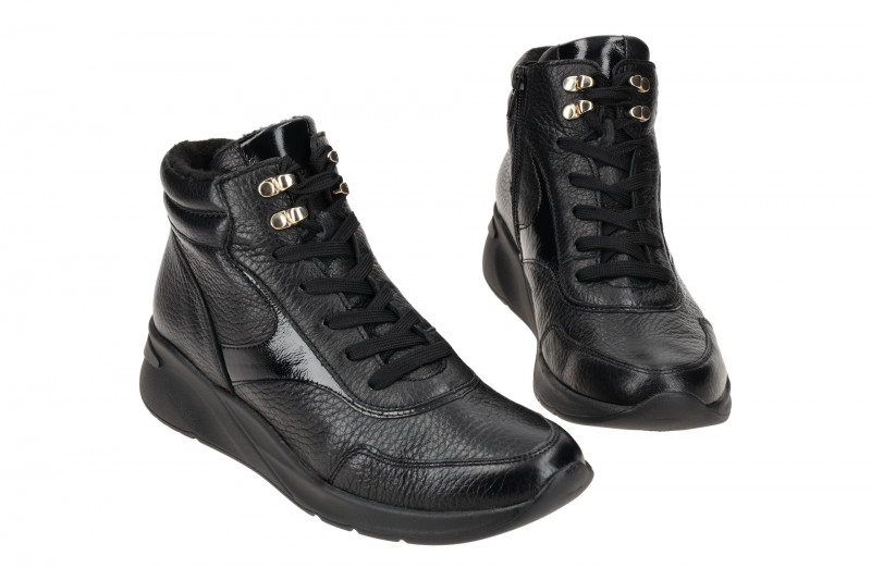 Waldläufer Dilara Stiefelette schwarz H-Weite 715801