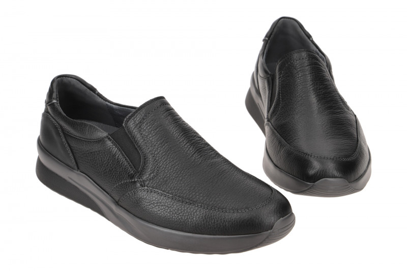 Waldläufer Fabian Slipper schwarz K-Weite 654502