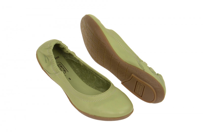 camel active Bamboo Ballerinas grün 800.90.06