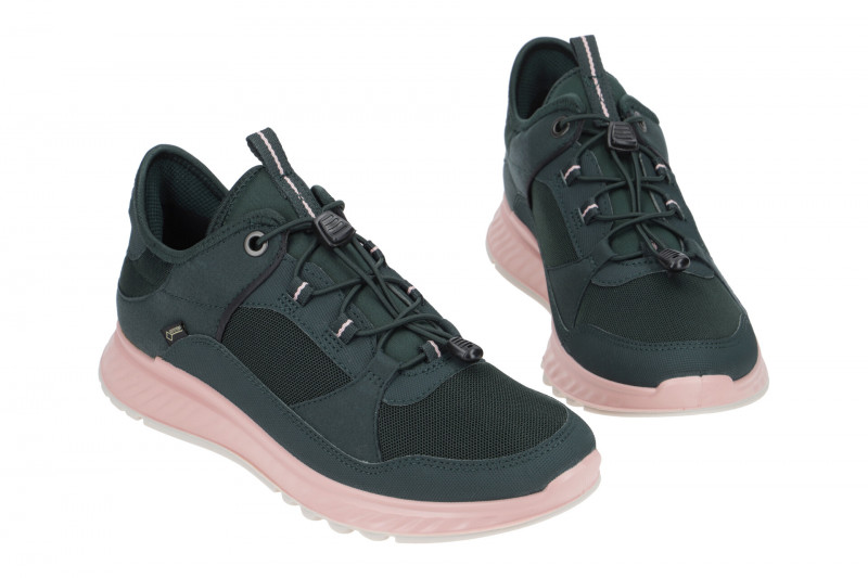 Ecco Exostride Schuhe grün rosa Gore-Tex 835333