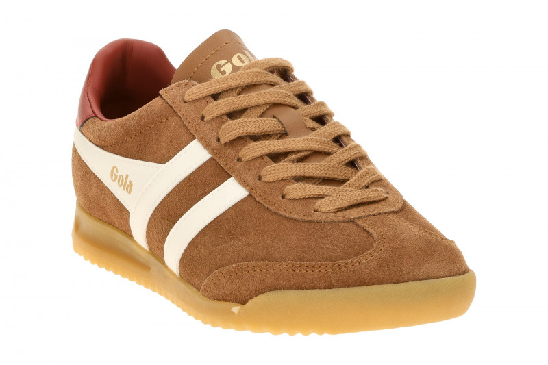 Gola Torpedo Damen Sneakers Schuhe braun rot Velour CLB761