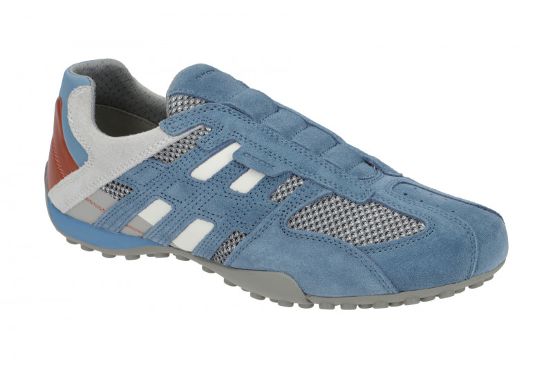 Geox Snake Schuhe Slipper blau avio U8207F