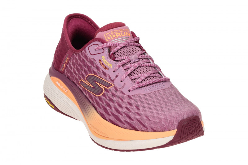 Skechers MAX CUSHIONING Schuhe rot pink Slip-Ins 128905