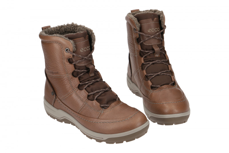 Ecco Trace Winter Schnür Stiefel braun