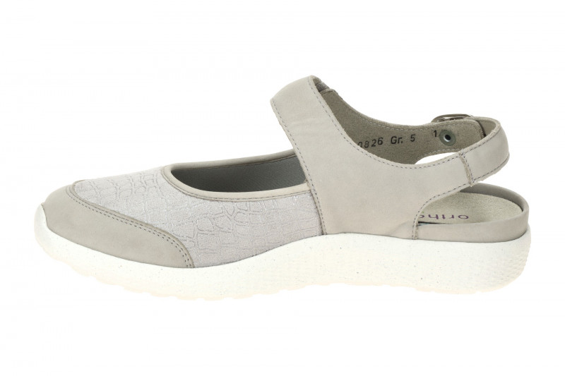 Waldläufer Ira Sandale Schuhe grau stein OrthoTritt M-Weite 815M33