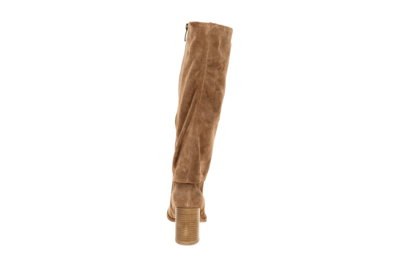 Paul Green Stiefel braun nut Langschaft überlappend 8329