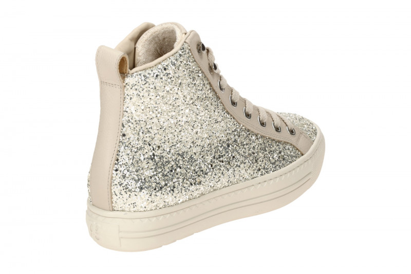 Paul Green 5312 High-Sneaker Schuhe beige Pailletten