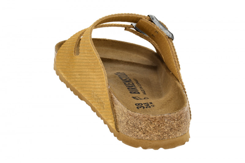 Birkenstock Arizona BS Pantolette hellbraun Velour Normal-Weit 1026093