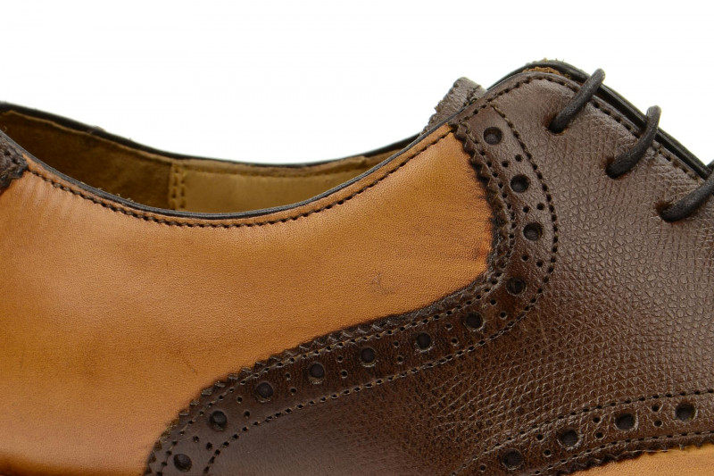 Gordon & Bros Levet Schuhe braun mix Rahmengenäht 4922