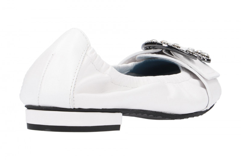 K&S Malu Ballerinas weiß Crystal 10290