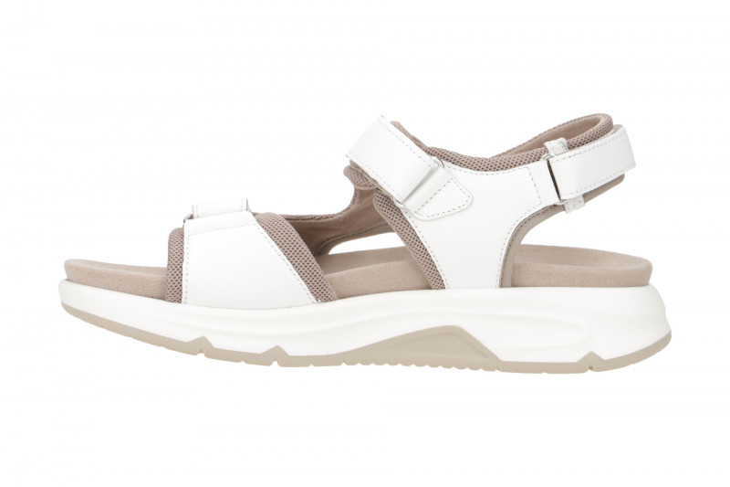 Gabor RollingSoft Sandale weiß Glattleder 86.889.60