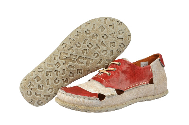 Eject Sony3 E-12092-V1 Herrenschuhe weiß / rot