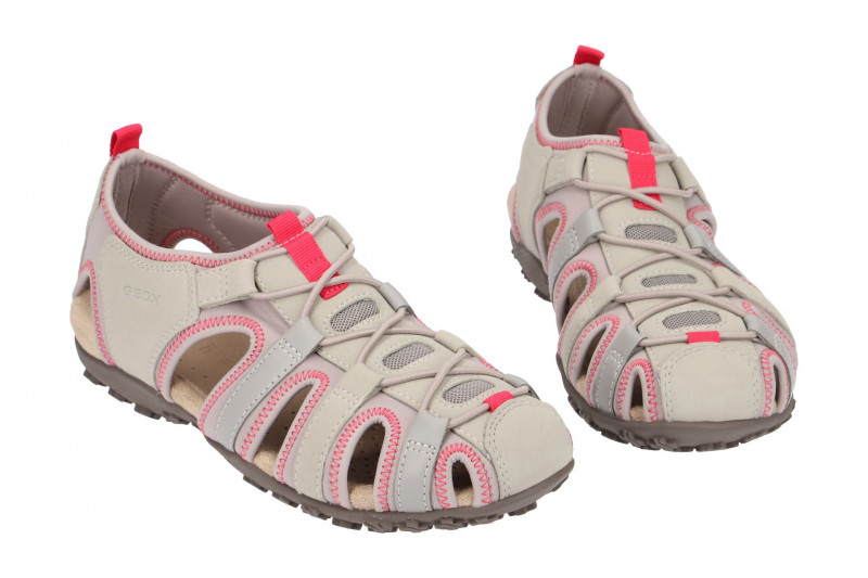Geox Sandale Strel grau pink D7125U