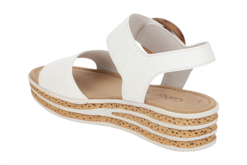 Gabor Fashion Sandalen weiß Nappa 84.550.20