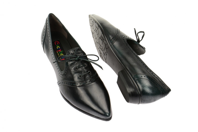 Everybody Schuhe grün petrolio 53459S1369