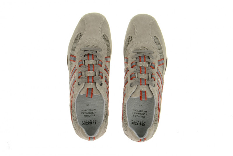 Geox Snake Schuhe grau beige U2207S
