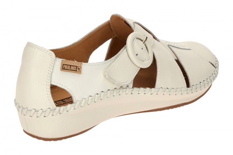 Pikolinos Vallarta Slipper weiß gelocht 655-0845