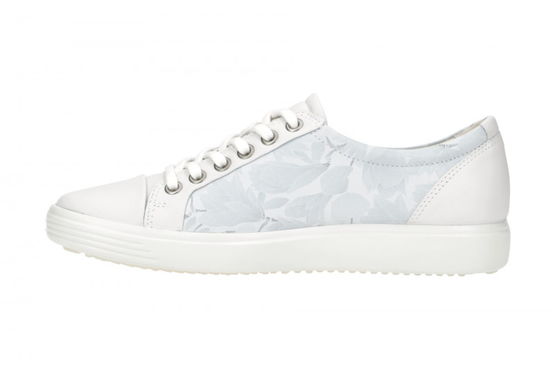 Ecco Schuhe Soft 7 weiß blau Damen Sneaker
