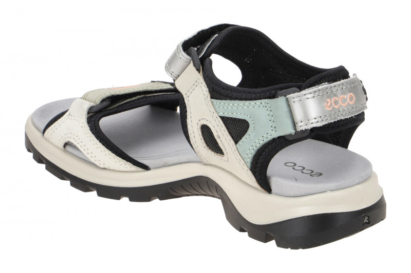 Ecco Offroad Damen Sandale grau grün multi