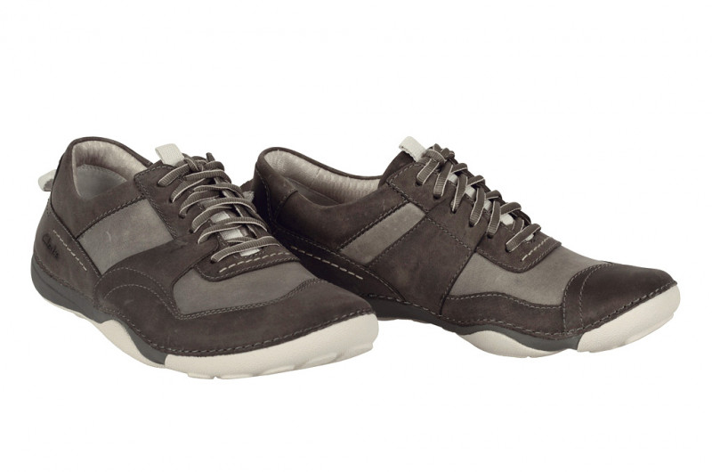 Clarks Martock Form Schuhe grau kahki