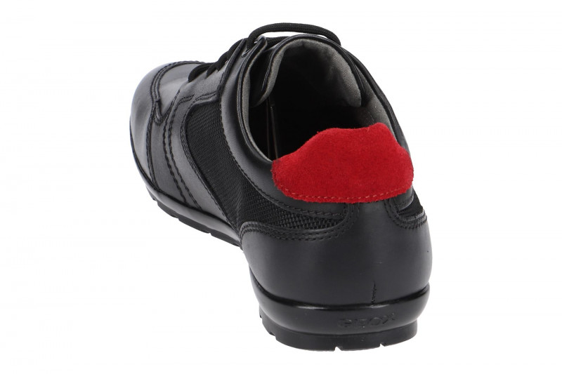 Geox Symbol Schuhe schwarz rot U92A5A