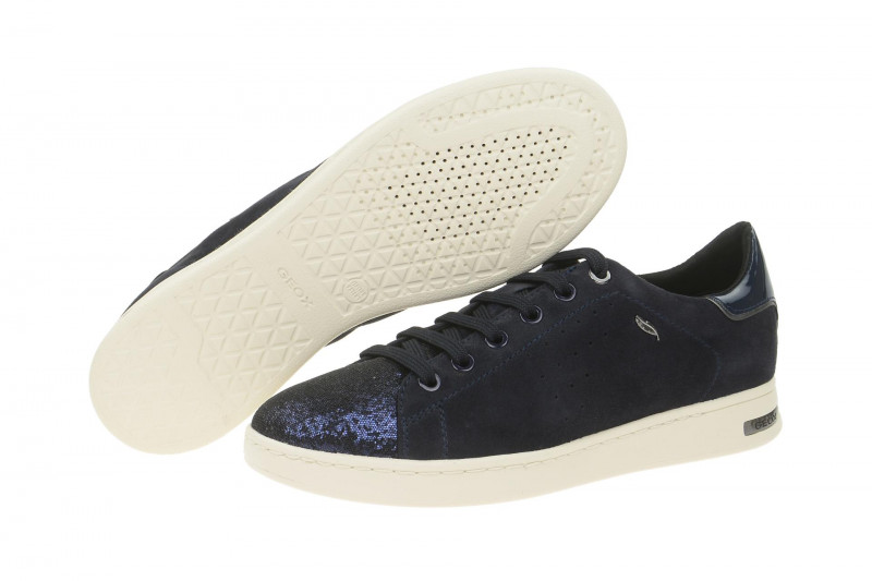 Geox Respira Jaysen A Damenschuhe in dunkelblau glitter Sneakers
