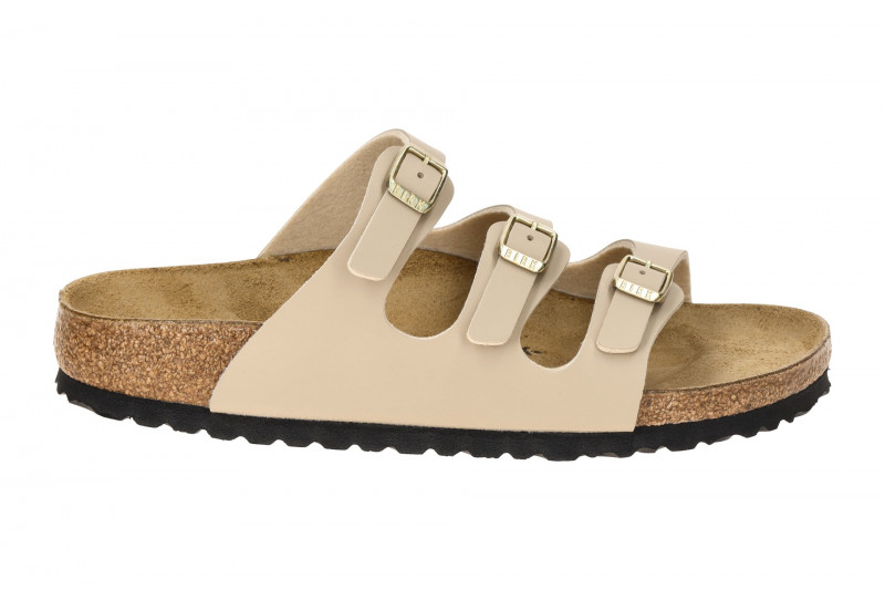 Birkenstock Florida Pantolette beige SCHMAL 1029265