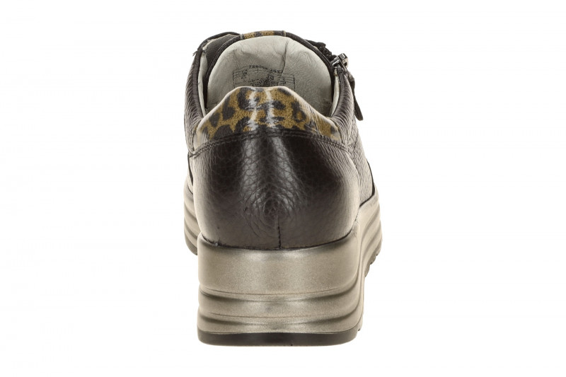 Waldläufer Lana Plateau Schuhe schwarz grau metallic 758009