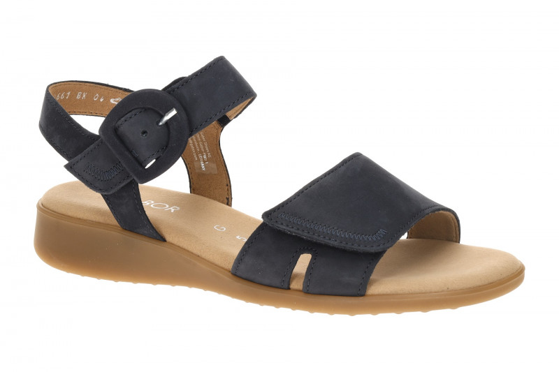 Gabor Sandale blau Nubuck 82.802.36