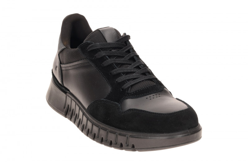 Ecco Gruuv Schuhe schwarz Sneakers Material Mix 512344