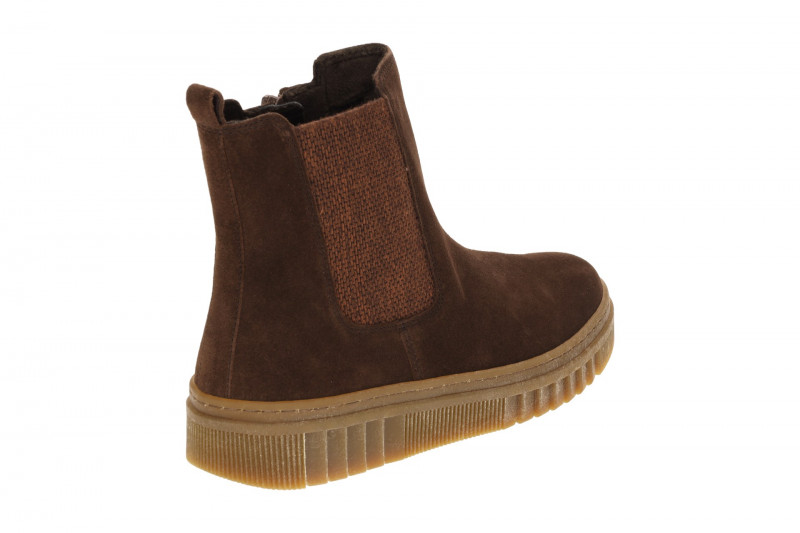 Gabor Stiefelette braun Chelsea Boots Velour 8008.03.004