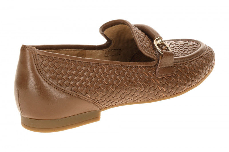 Gabor Slipper Loafer braun geflochten 85.218.28