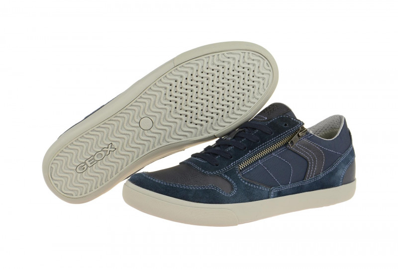 Geox Box Schuhe blau grau U82R3C