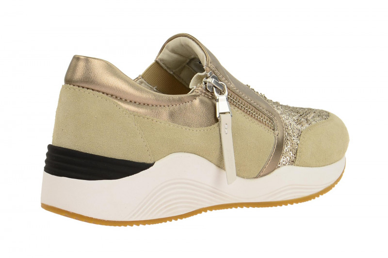Geox Omaya Schuhe beige gold D620SA