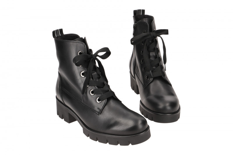 Gabor Stiefelette schwarz Glattleder 31.711.27