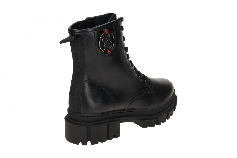 s.Oliver Stiefeletten Damen Boots schwarz dünn gefüttert 5-25210