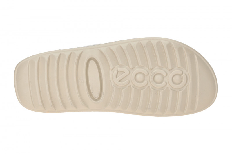 Ecco Cozmo Pantolette silber grau metallic Klett 206823