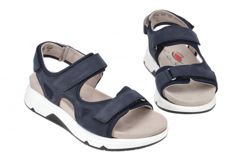 Gabor RollingSoft Sandale blau weiß 86.889.36