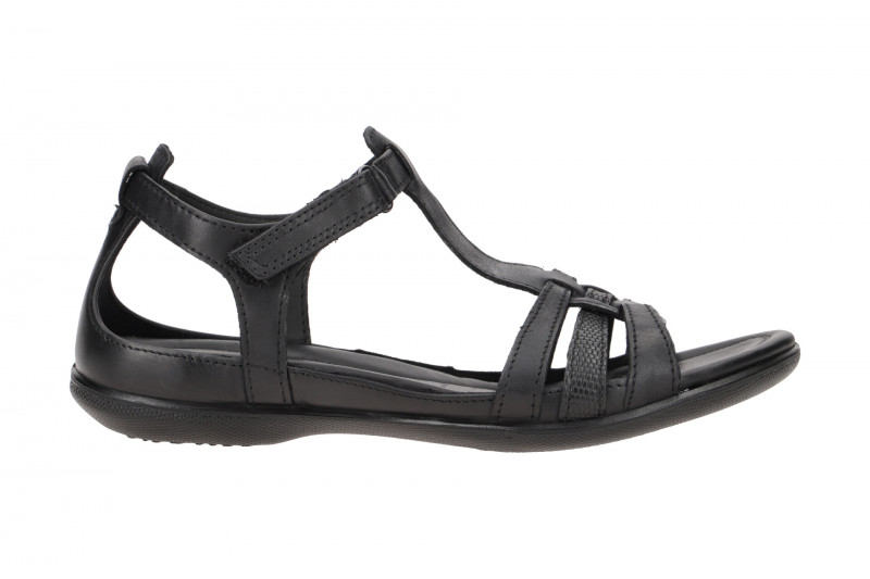 Ecco FLASH T-Steg Sandale schwarz